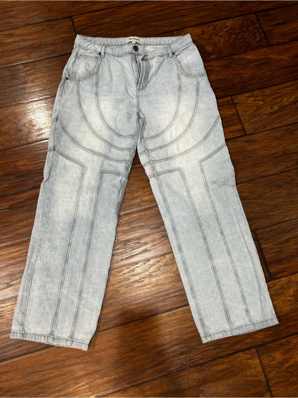 Women’s Wide Leg Light Wash Denim Pants